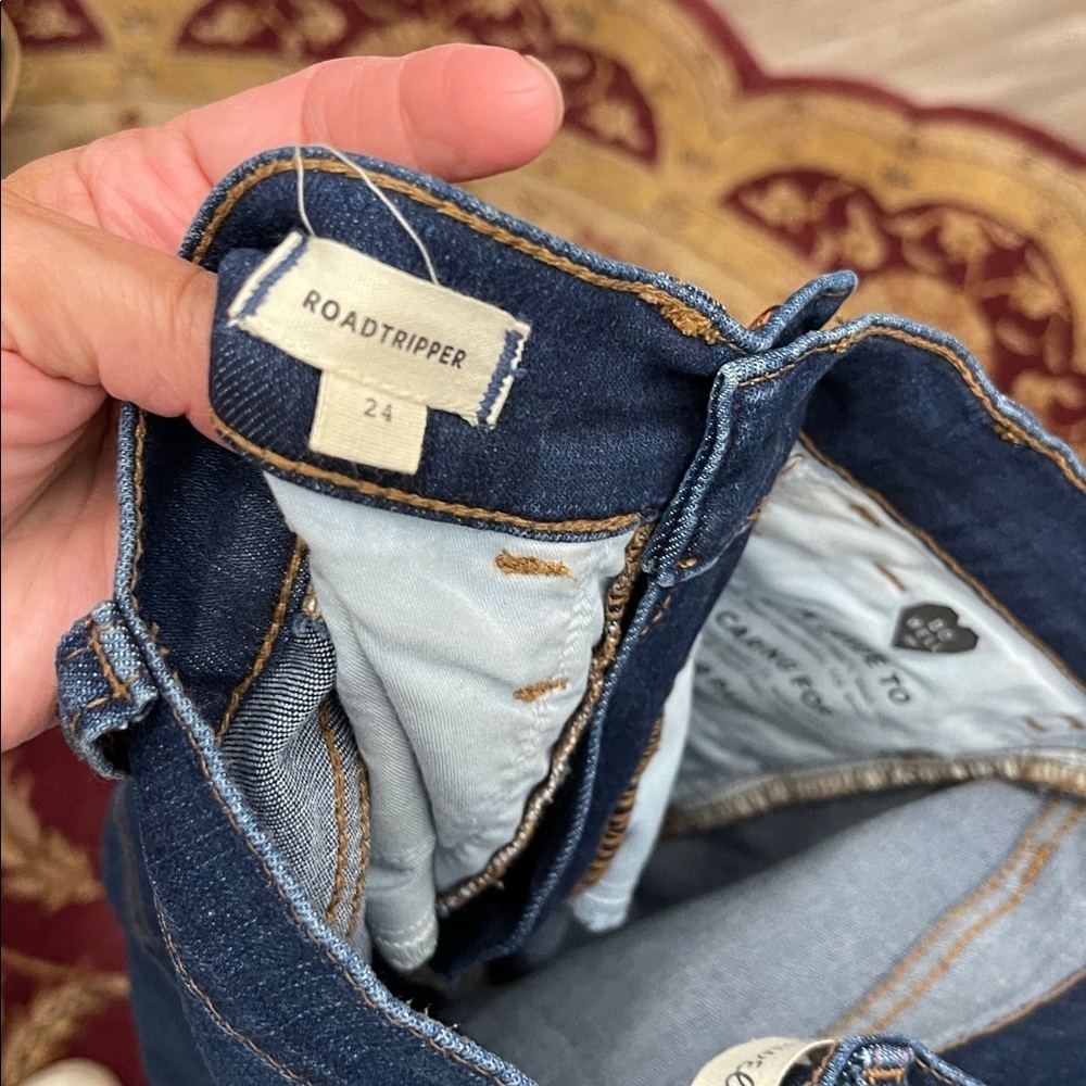 Madewell Roadtripper Jeans in Jansen Wash Size 24 - Picture 6 of 10